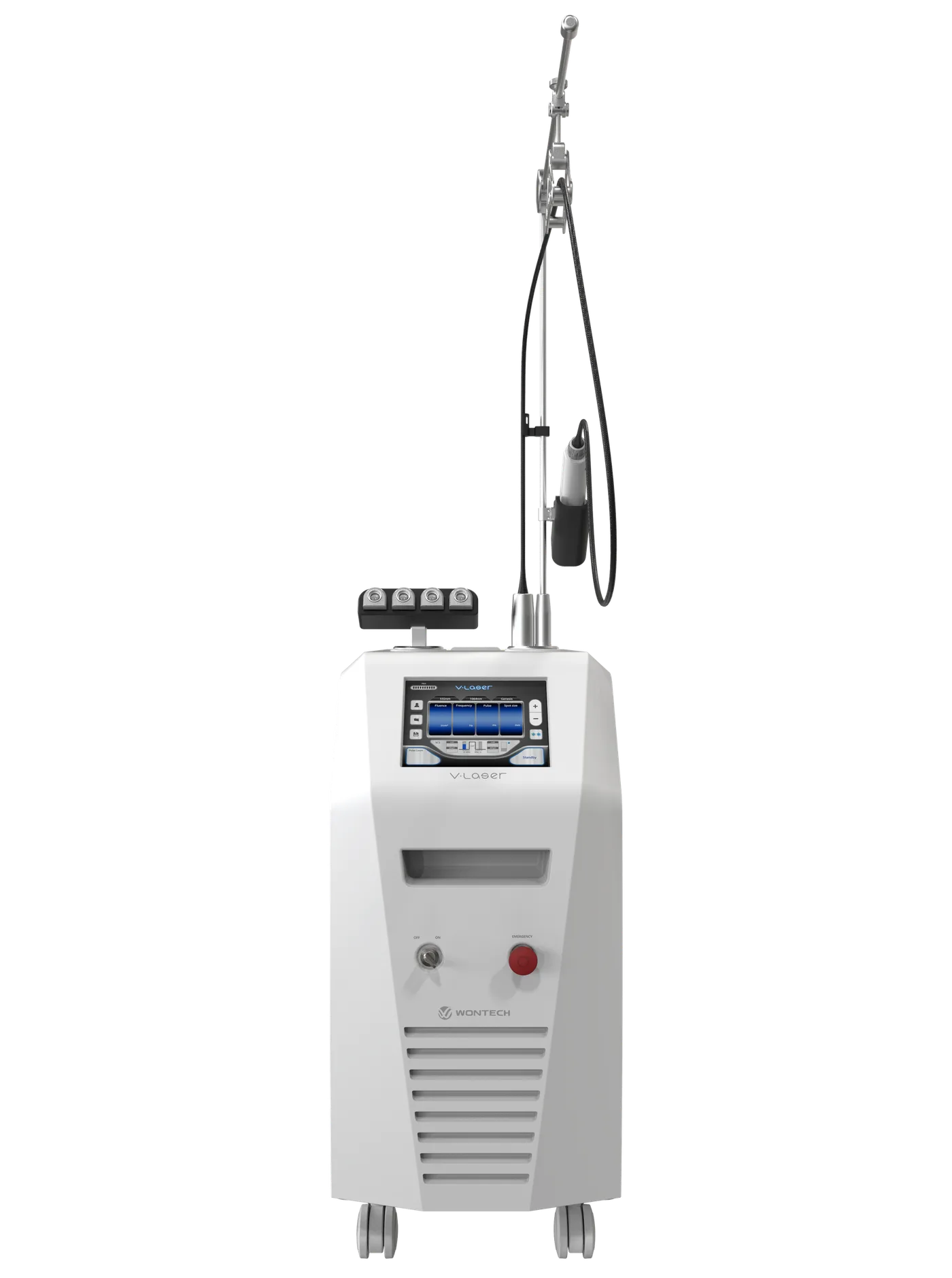 The V Laser vascular laser by Wontech, installed at Kind Global Clinic Myeongdong.